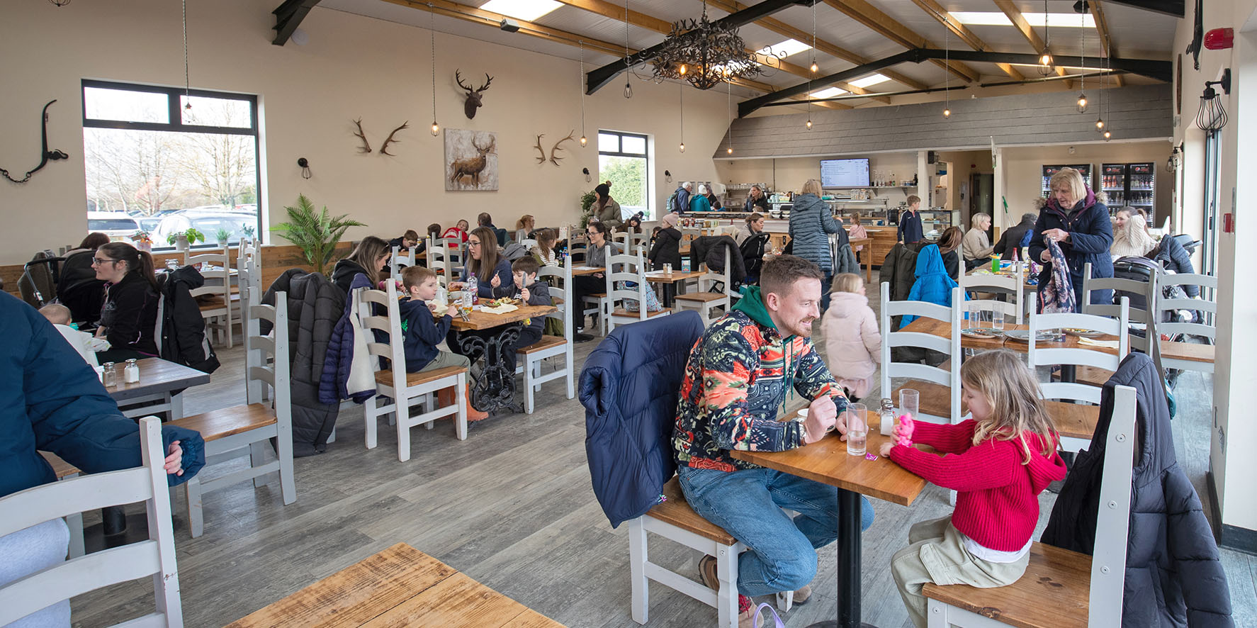 Antlers Bistro at Manor Farm Park & Woodlands in Loughborough
