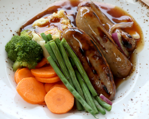 Sausages and Mash
